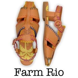 Farm rio leather sandal